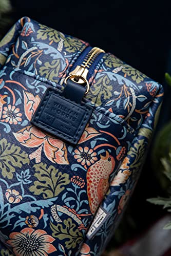 William Morris at Home Wash Bag, Large Blue Toiletry, Cosmetic or Makeup Organiser, Beauty Essentials, Zip Closure - Image 4