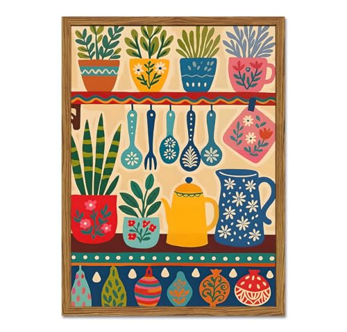 Scandinavian Folk Art Kitchen Decor