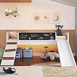 Cama Infantil Épic com Escorregador Branca