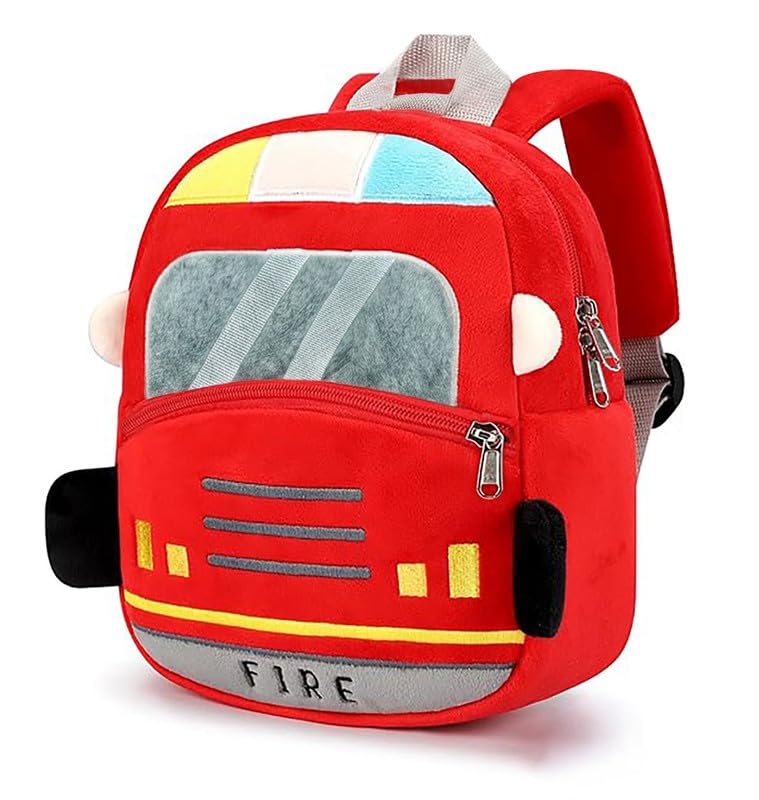 Image of Frantic Cute Backpack for Nursery Children Soft Plush Velvet Cartoon Animal Plush Preschool Mini Travel Bags for Baby Girl & Baby Boy Ideal for Girls, Boys & Toddlers, 2-5 Years