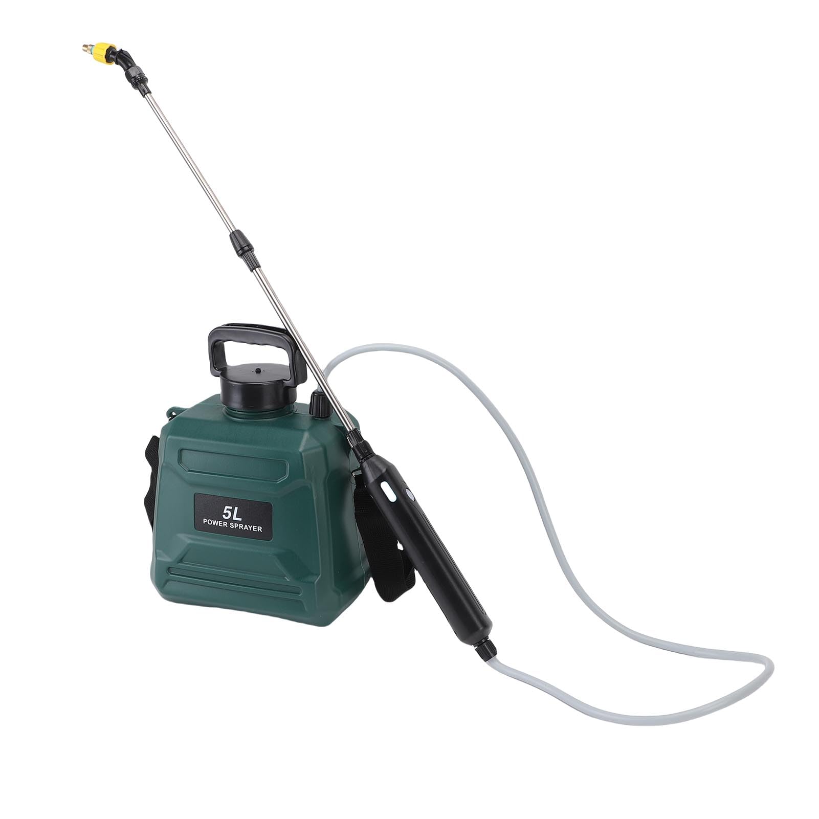 Fdit Spruzzatore Elettrico da Giardino, Pompa a Batteria con Ugello (GREEN)