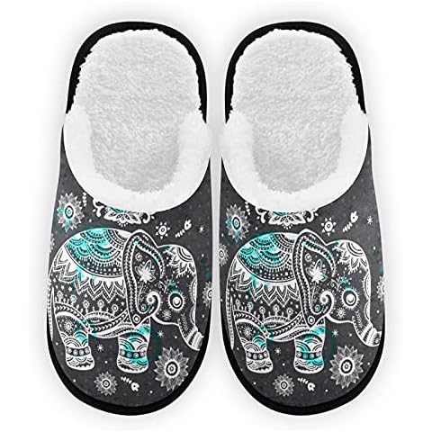 Umidedor Ethnic Elephant Soft Slippers Cover