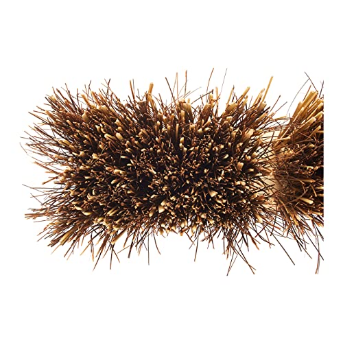 ProDec 13" Natural Palmyra Fibre Stiff Scavenger Broom Head for Heavy Duty Outdoor Sweeping, Brown - Image 4