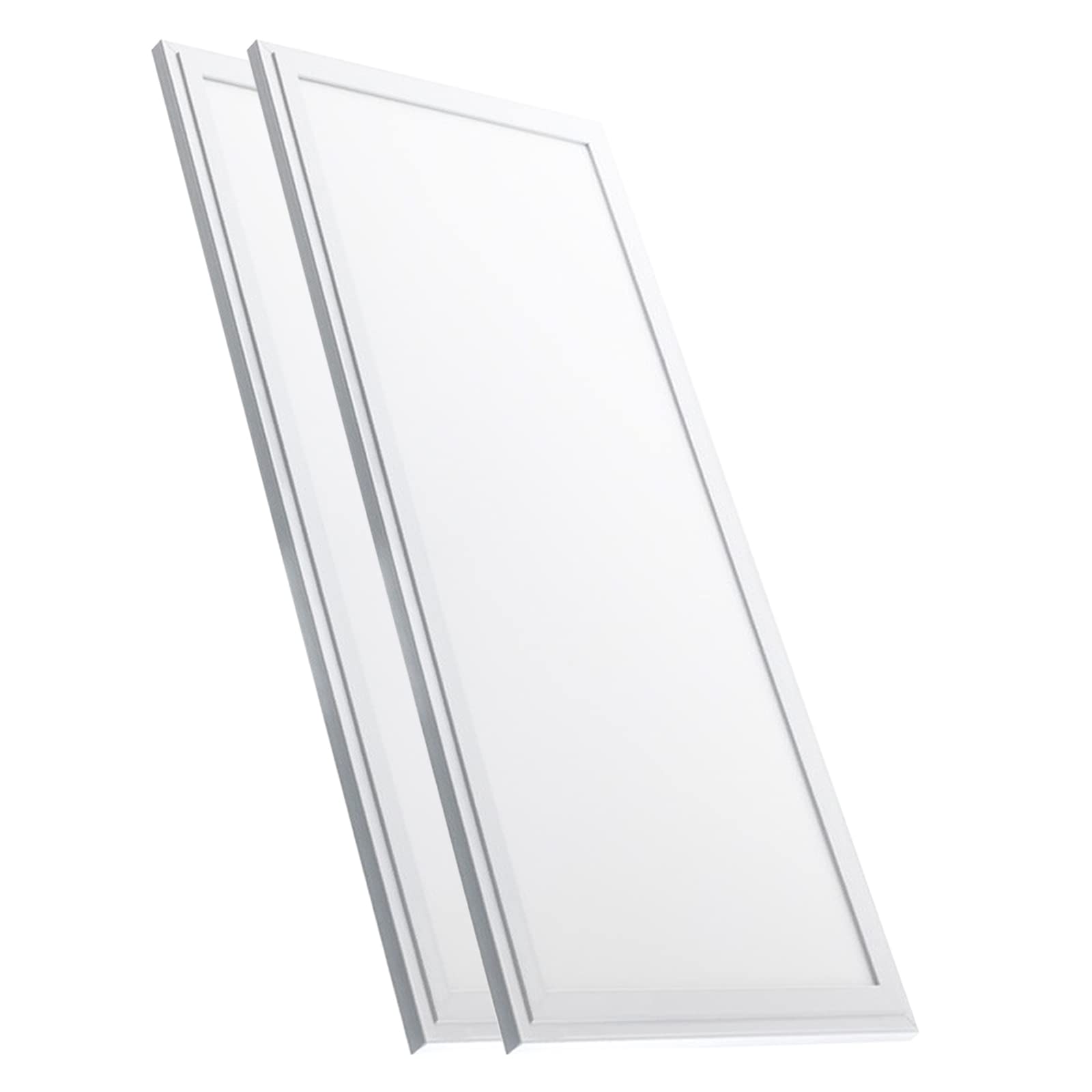 Europalamp - Dalle LED 1200x300 40W lot de 2 pcs Blanc Froid 6000k Haute Luminosité