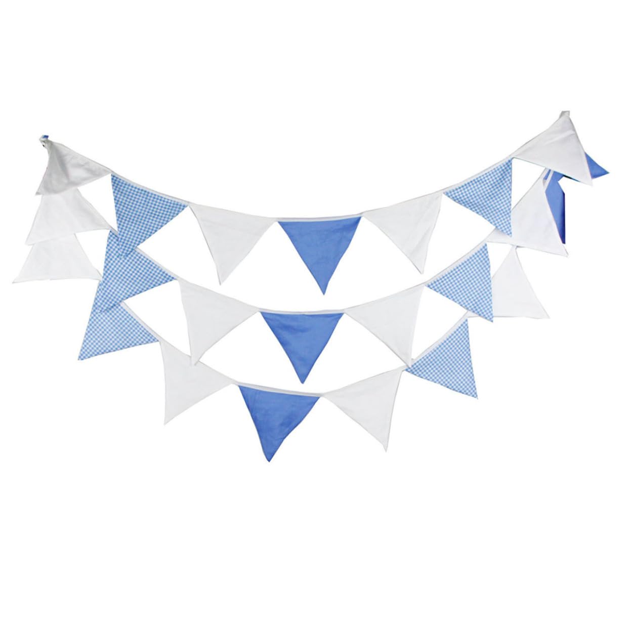 MILISTEN 2 Stück Wimpelkette Dekoration Flaggen Banner Dekorationen Türkis Festival Sackleinen Hochzeit Geburtstag Pulling Flag Party Pull Flag Festliches Party Zubehör