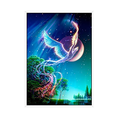 Peinture Diamant Phénix 40x100 Anti-Stress pour Éviter l'Ennui à la Maison
