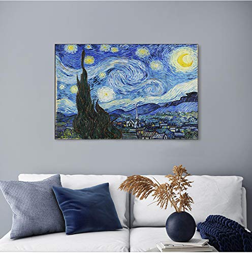 Vincent Van Gogh beroemde kunstenaar kunstdruk wandschilderij canvas olieverfschilderij Home Wall Decor Artwork 60x85cm… - Afbeelding 6