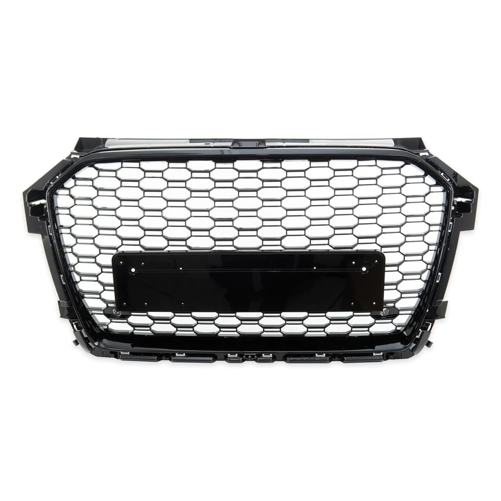 Calandra griglia radiatore per Audi A1 8X 2015-2018 nido d'ape nera lucida RS look