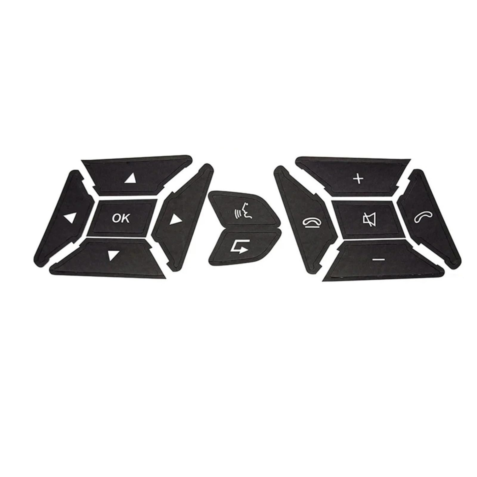 Car Button Sticker Compatible with Benz for C Class for W204 S204 C204 2007-2014 Car Steering Wheel Button Repair Sticker Decal Accessories(Size1)