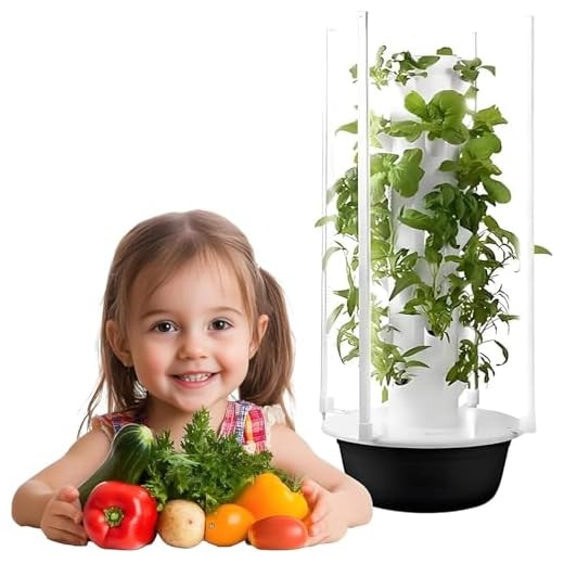 Hydroponic Growing System - 20/28/36 Pods Vertical Tower Garden with LED Grow Lights, Aeroponics Kit for Indoor Herbs, Fruits & Vegetables