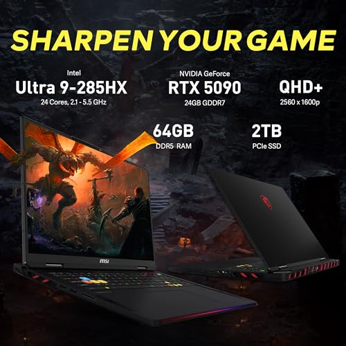 MSI Titan GT77 HX gaming laptop