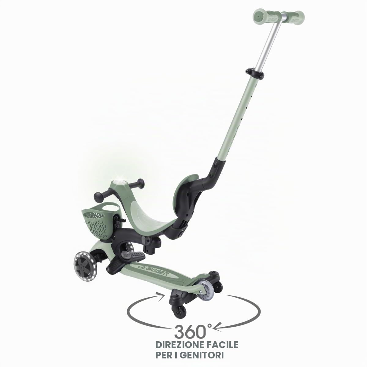 Globber Trottinette Go•up Baby 360 Lights - Monopattino Gioventù Unisex