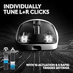 Logitech PRO X2 SUPERSTRIKE Lightspeed Wireless Gaming Mouse, Ultra-Fast Performance, Ultra Lightweight (61 g), Customizable Click Haptics, USB-C Charging, for PC/Mac/Laptop - White - Image 5