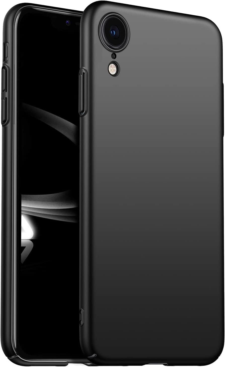 HaMoSena Slim Fit iPhone XR Case, Ultra-Thin,Anti-Scratch,Hard Plastic Full Protective Lightweight Cover with Matte Finish Grip Phone Case for iPhone XR 6.1inch