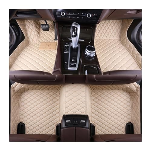 Tapis Voiture Tapis de Sol de Voiture Beige Peugeot 207 307 308