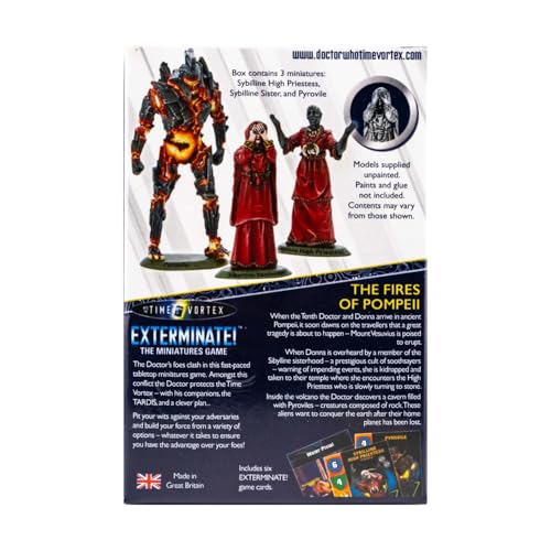 Warlord Doctor Who The Fires of Pompeii Figures Set miniatura 2