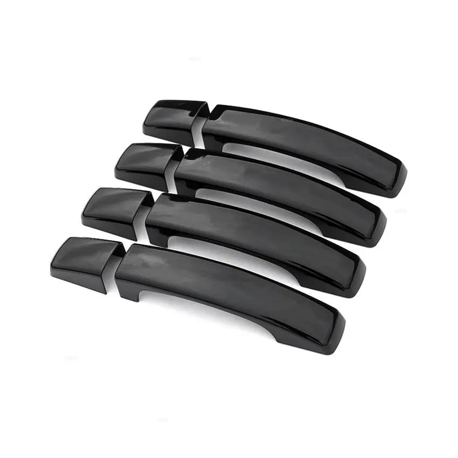 RAGPUKMUAN Car Door Outer Grab Handle for Land for Rover for Range Sport Discovery 4 LR4 for Freelander Car Exterior Door Handle Pull Cover Glossy Black Trim Accessories(Type A)