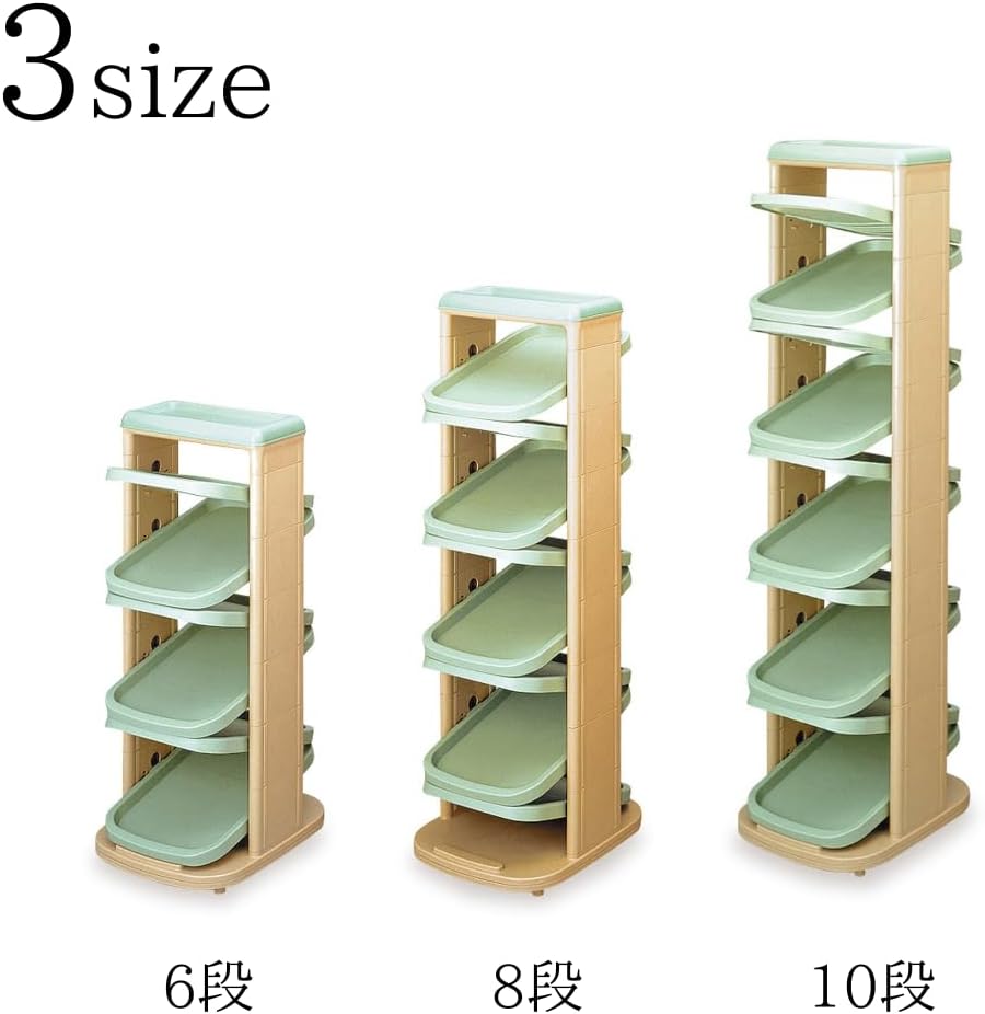 イセトウ(Isetou) Iseto Shoe Rack, Solder, 8 Tiers, Orange I-113-2