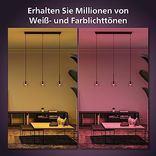 Philips Hue White & Color Ambiance E14 LED Lampe (470 lm), dimmbares LED Leuchtmittel für das Hue Lichtsystem mit 16 Mio. Farben, smarte Lichtsteuerung über Sprache und App, 1er Pack 6