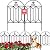 AMAGABELI GARDEN & HOME 10 panels Decorative Garden Fences and Borders for Dogs 24in(H)×10ft(L) No Dig Metal Fence Panel Garden Edging Border Fence For Animal Barrier Fencing for Flower Bed Yard Patio
