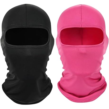 2 Pieces Thin Balaclava Ski Mask Head Mask Full Face Mask Windproof...