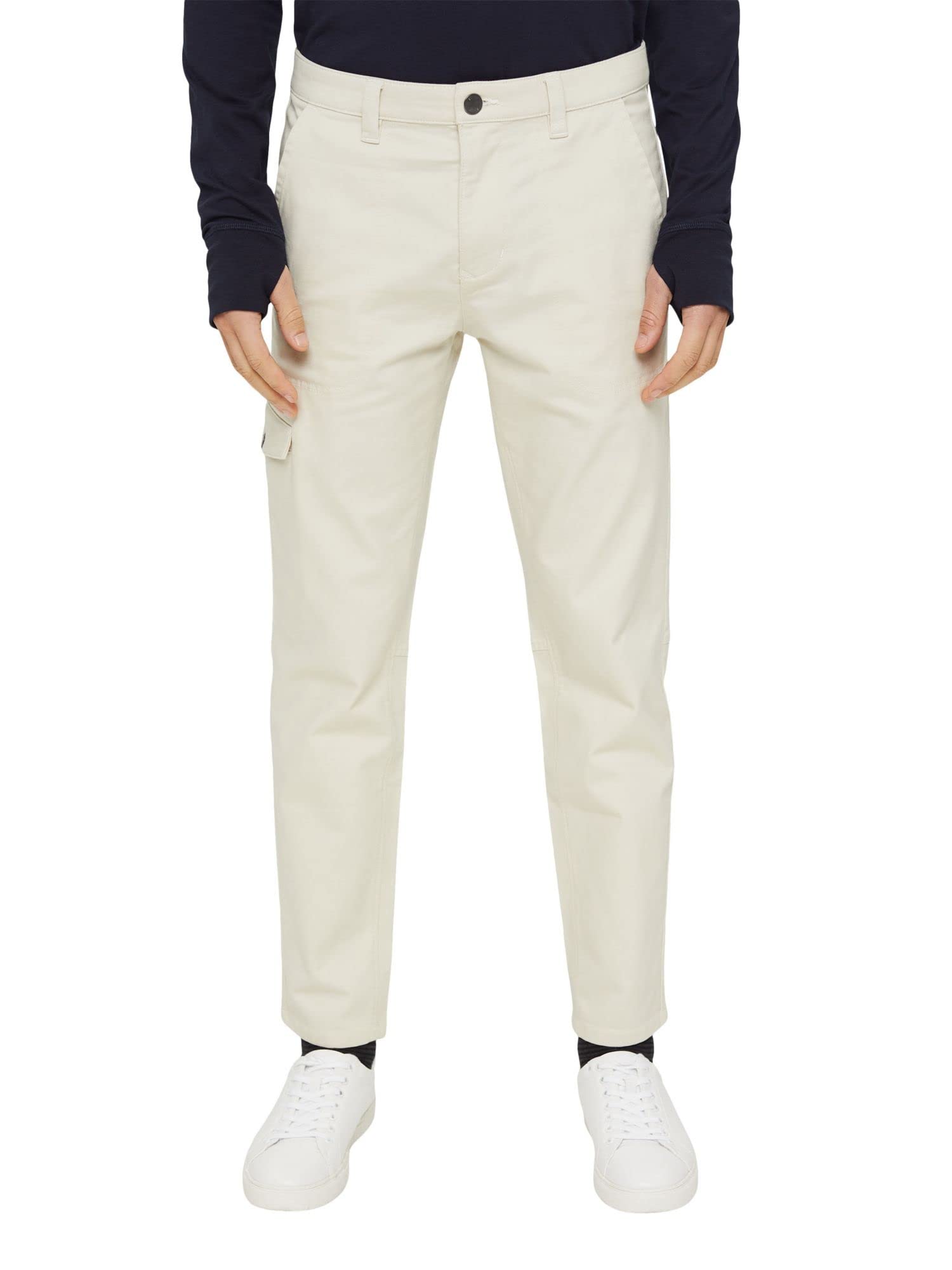 ESPRIT Men's Trousers, 110/Off White, 32 W/34 L