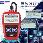 Autel OBD2 Scanner MaxiScan MS309 Car Check Engine Code Reader, Check Emission Monitor Status, 2023 Newest CAN Diagnostic Scan Tool for All OBD II Protocol Vehicles After 1996