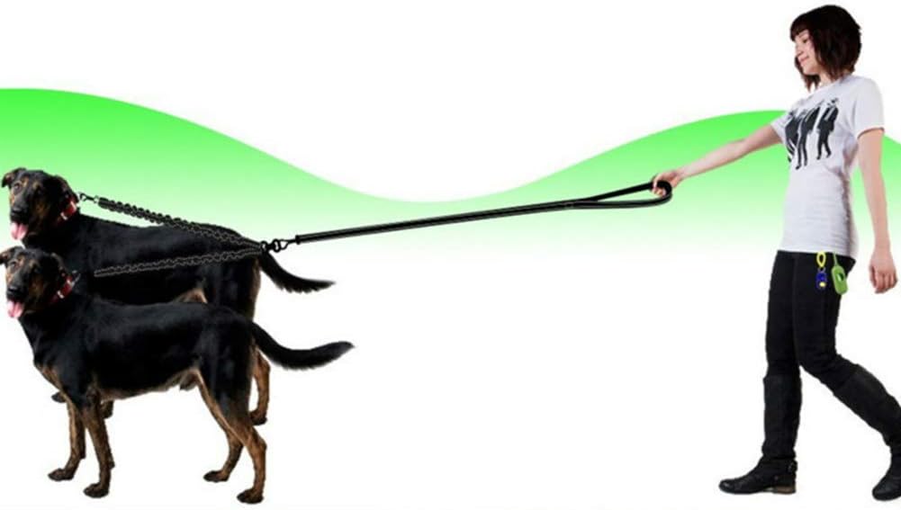 Amazon Co Jp Csdy 双頭弾性ペット牽引ベルトペット双頭犬のロープ1つのドラッグ2つの大きな犬牽引ロープ犬のロープ ペット用品