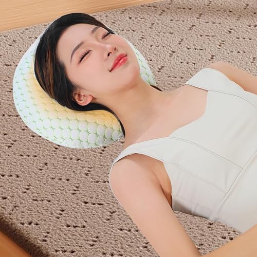 Ear Piercing Pillow, Ergonomic Headrest Cushion, Contoured Support with Ear Hole, Soft Comfortable Memory Foam Pillows, Ideal for Spa, Yoga, Bedroom, Workplace, Camping, Travel, Living Room, Sleeping – Image 4