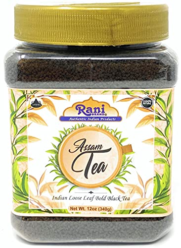 Rani Assam Tea (Indian Loose Leaf Bold Black Tea) 12oz
