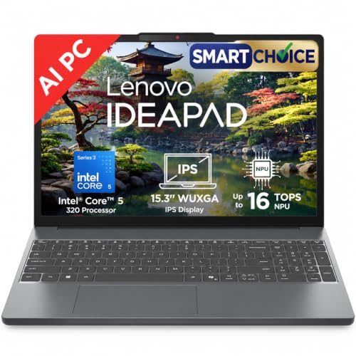 Image of Lenovo IdeaPad Slim 3 (2026) Intel Core 5 320 (16GB RAM /512GB SSD /15.3 inch (38.35cm) Care