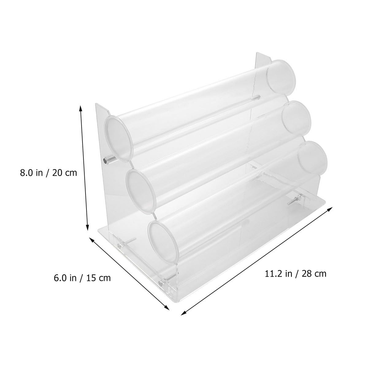PLAFOPE Soporte Acrílico Transparente Fácil de Montar de Niveles para Pulseras y Joyas Adecuado para y Organización en Escritorio