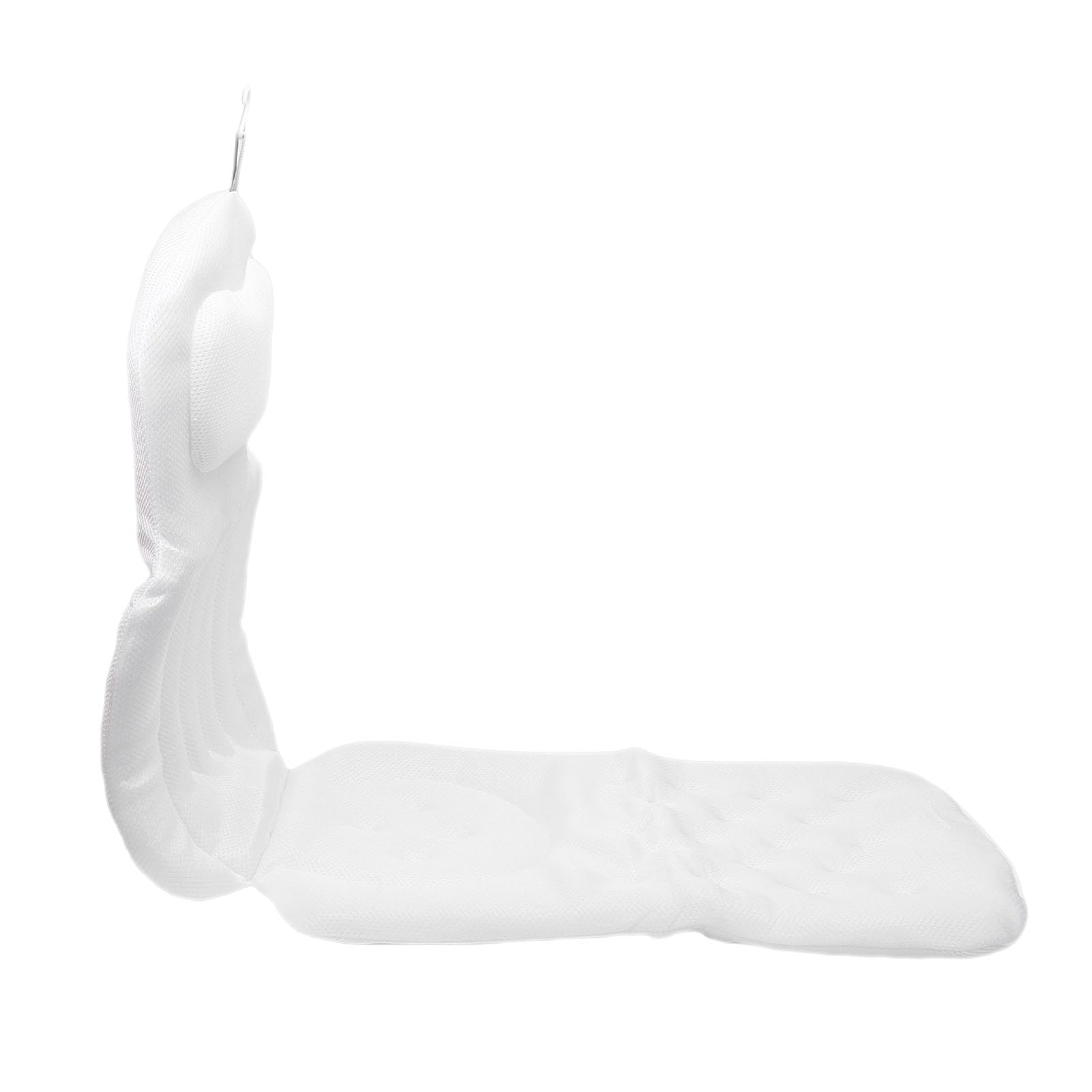 Generic Cuscino da Bagno per Tutto il Corpo Cuscino per Vasca da Bagno in Rete 4D Ad Alta elasticità per Supporto per Collo e Vita con Ventose per Spa e Uso Domestico Materiale in Poliestere