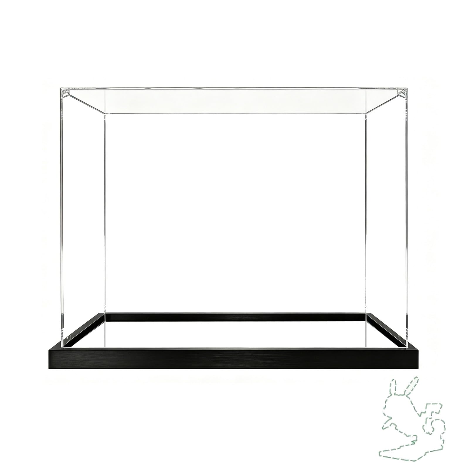 Acrylic Display Case Compatible with Lego 72152 Model, Dustproof Transparent Storage Box, Compatible with Lego 72152 (Model Not Included) (3mm-Mirror Base)