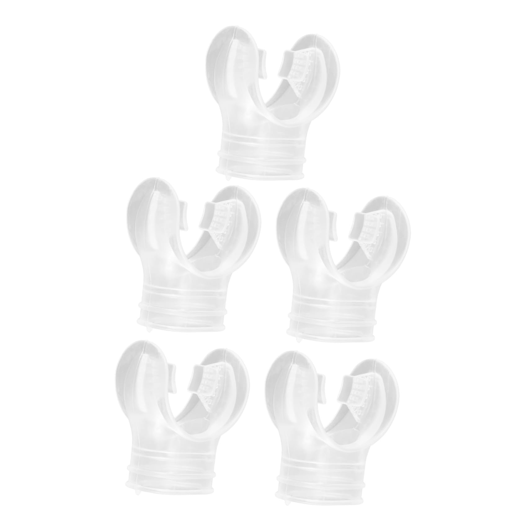 Totority Snorkeling Scuba Diving Mouthpiece Set 5 Pack Comfortable Easy to Install Snorkel Included