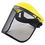 Extolern Safety Mask with Mesh Visor for Chainsaw Trimmer Pole Pruners, Protective Mask and Mesh Mask for Face Protection
