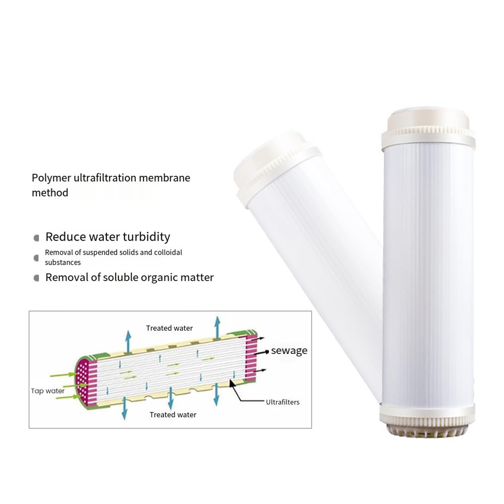 25 cm gniazdo UF membrany ultrafiltracyjne z pustych włókien filtr 0,01 mikrometra membrana o wysokim przepływie UF suche trwałe