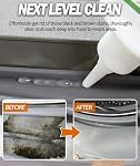 Mould Remover Gel, Powerful Mould Mildew Remover for Washing Machine, Top Load, Front Load, Tub Seal, Grout, Bathroom, Shower, Tiles, Refrigerator Strips, Kitchen Cleaner - 8 fl.oz