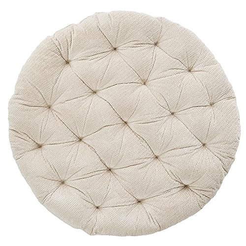 Sorra Home Indoor Papasan Cushion, 48 in x 48 in x 4 in, Peyote 2 Count