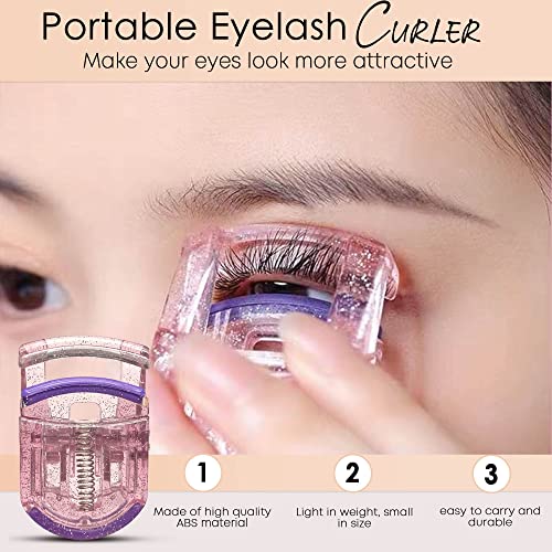 3 In 1 Eyelash Application Tool Kit | Eyelash Separator Metal Teeth Mascara Comb Portable Curler And Applicator Set Tweezers Extensions Clips Eyelashes Buddy Kit #TOP2