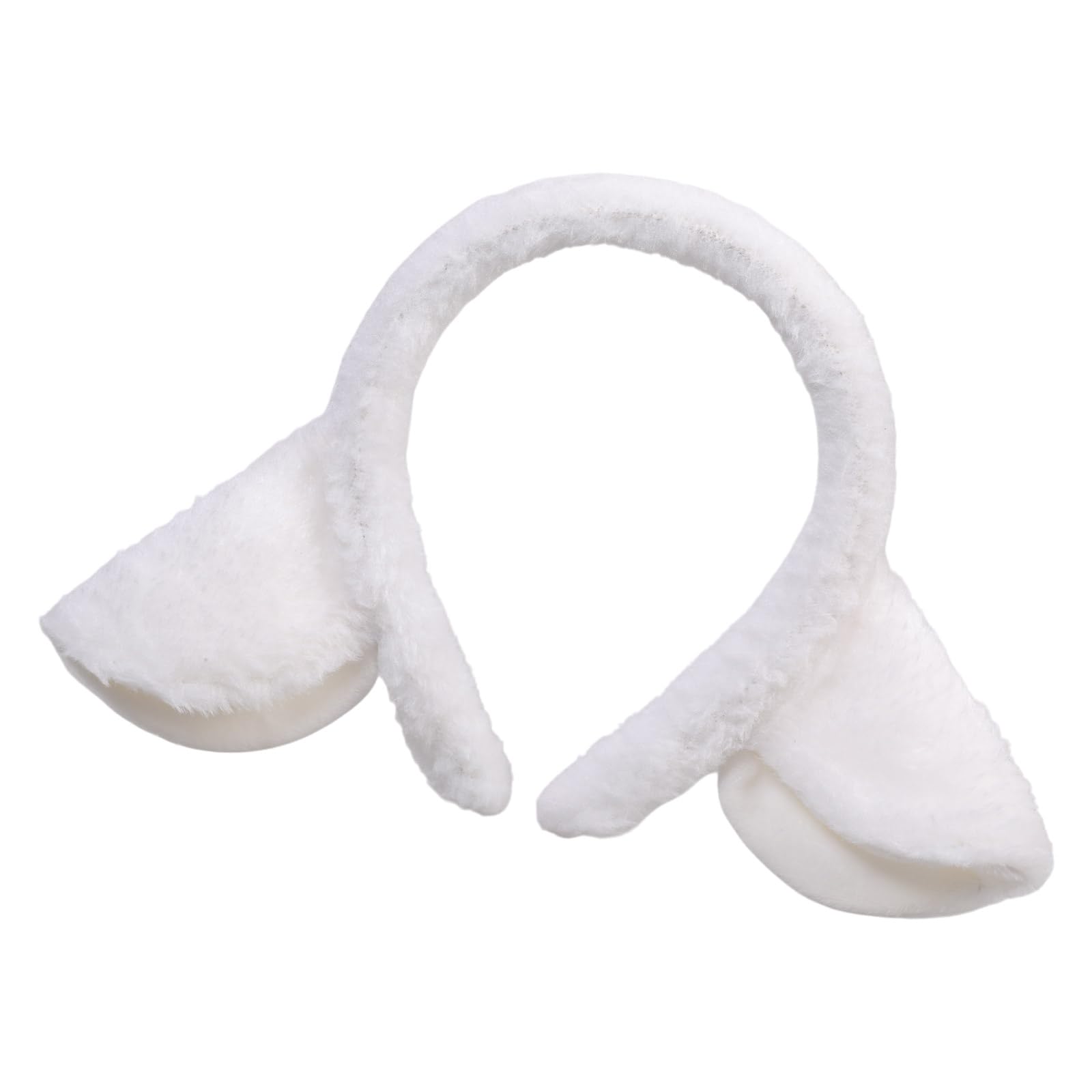 Fentency Soft Girls Lamb Hairband Animal Shape Plush Ears Hair Hoop for Washing Face Furry Animal Hairbands Cartoon Costume