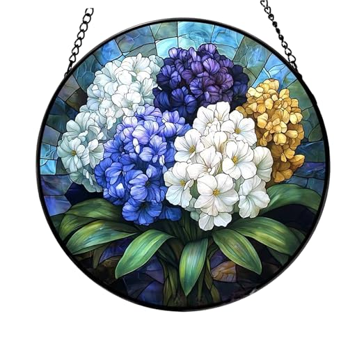 Fleurs suspendues en verre Msioytog pour illuminer votre salon et vos fenêtres