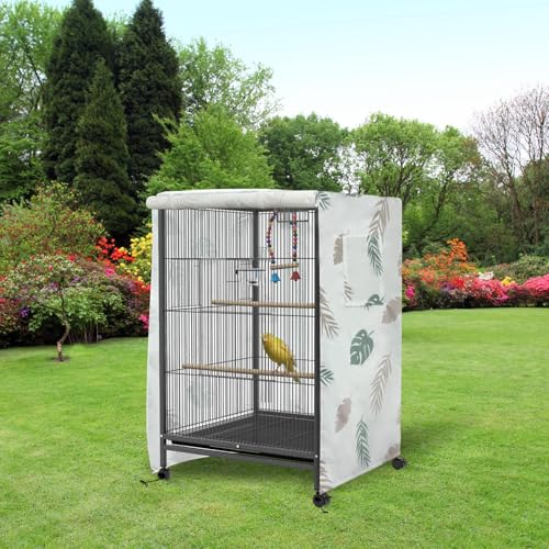 Protection pour cage à oiseaux lavable et anti-poussière