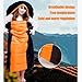 SUYUDD Sleeping Bag Heated 3-4 Seasons Warm & Cool Weather Sleeping Bag Mummy Lightweight Envelope Style Cotton Sleeping Bag for Camping, Traveling, and Outdoor Activities, (190+30)x75cm, Orange