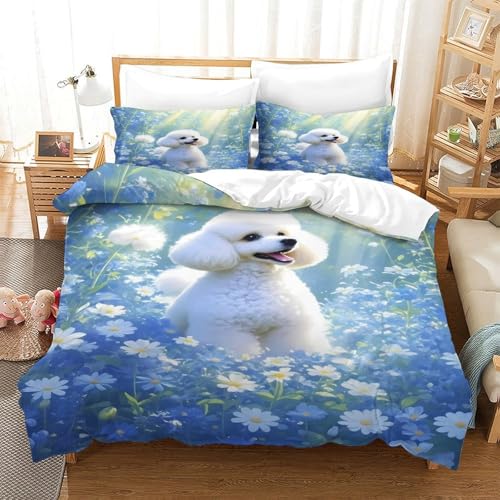 Housse de couette cochons fermeture éclair lit double microfibre