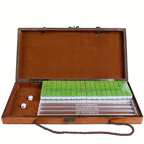 Preisvergleich Produktbild Linjolly Ausgezeichnete Textur 20mm Mahjong Mahjong Set Versammlung Party Spiel Traditionelles Spiel mit Minitisch für Party Entertainment Mini Mahjong (Color : Multi-Colored, Size : 20mm)