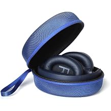 Hard Travel Headphone Carrying Case for Skullcandy Riff 2 Riff/Crusher Evo/Crusher ANC/Crusher 360/Hesh 3/Hesh ANC/Hesh Evo for Beats Solo 3 Studio Pro On-Ear/Over Ear Headphones Orange Blue
