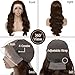 Chocolate Brown Lace Front Wig - Human Hair, 13x4, 200 Density, Glueless, Pre Plucked, 32 Inch