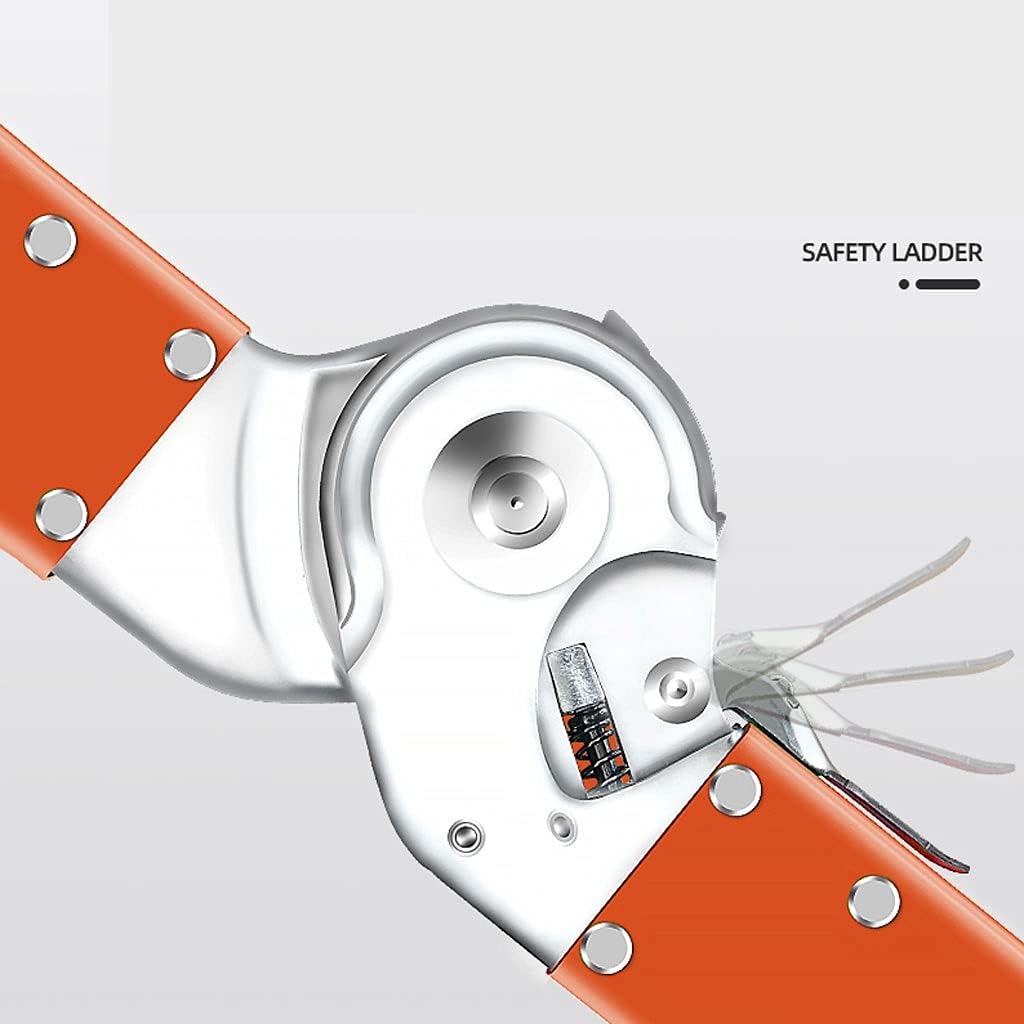 Telescoping Extension Ladder, Telescoping Ladder Step Ladder, Folding Step Stool with Wide Anti-Slip Pedal,Convenient Handgrip, Lightweight, Portable Steel Step Stool Extension Lad