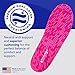 PowerStep Pinnacle Pink Orthotics for Women - Arch Support Inserts for Plantar Fasciitis Relief- Made in USA- Maximum Cushioning Arch Support, Deep Heel Cup for Pronation (W 9-9.5, M 7-7.5)